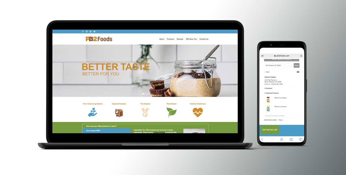 PB2 Foods Website