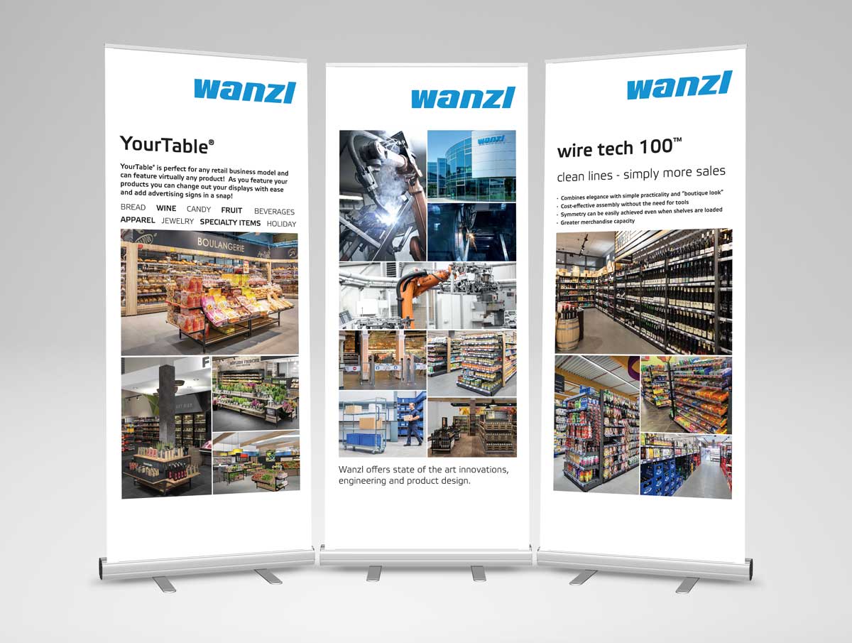 Wanzl Banner Design