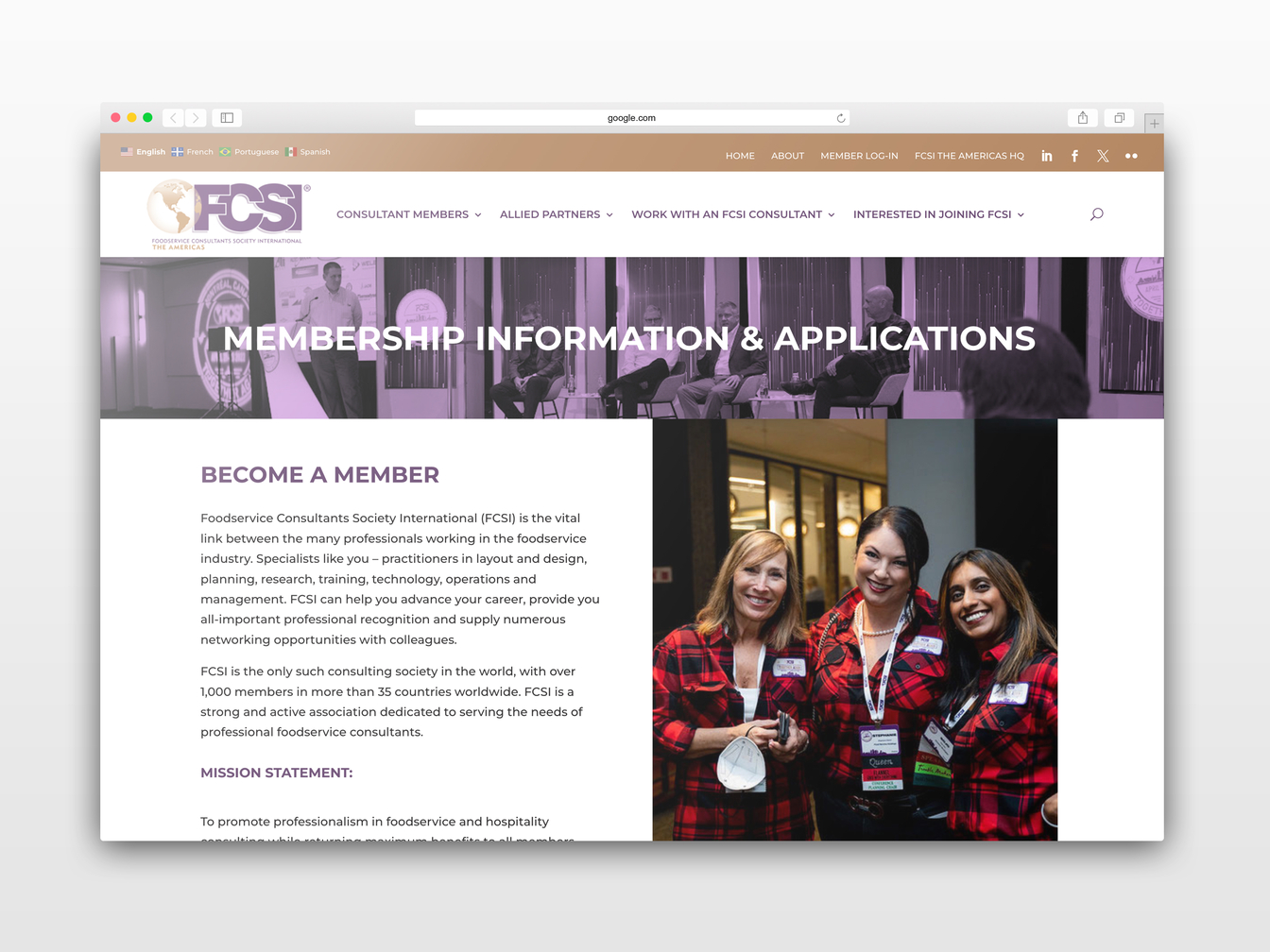 FCSI The Americas Website