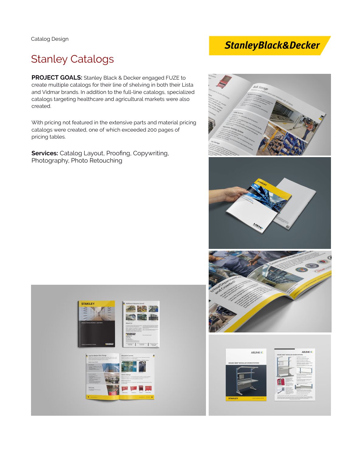Stanley Black & Decker Catalogs