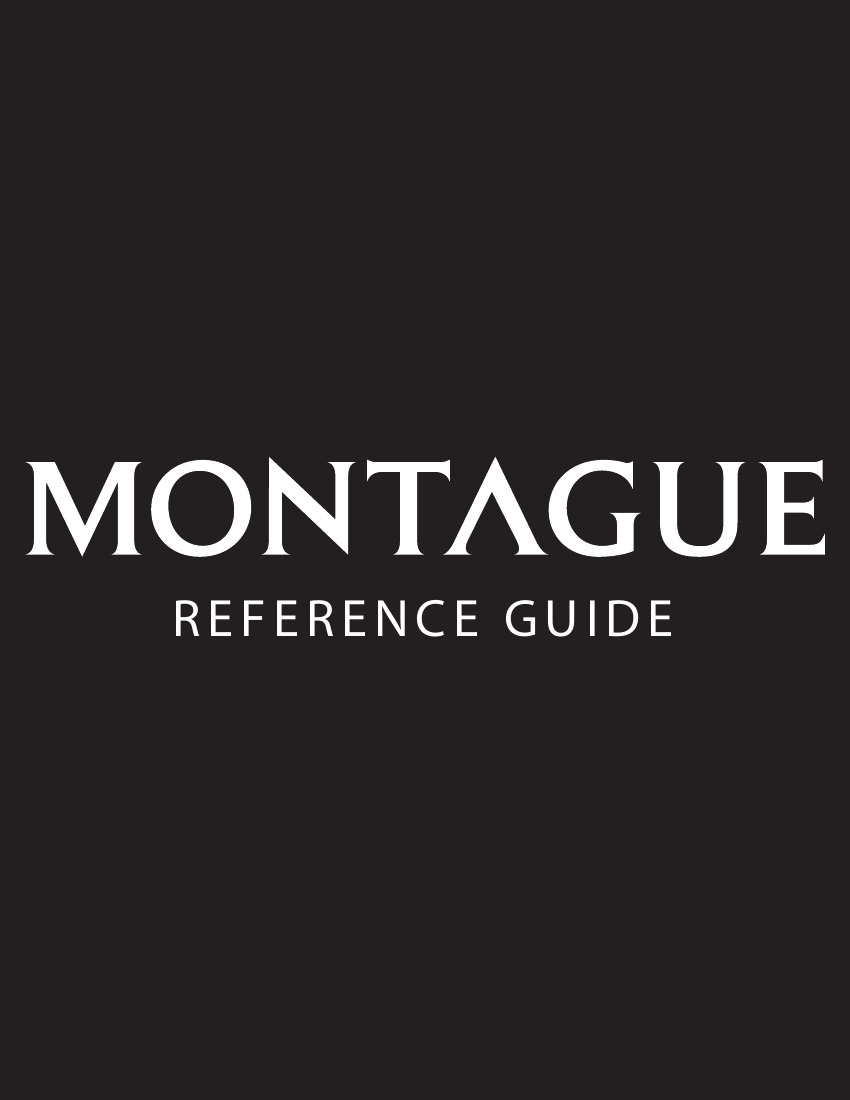 Montague Reference Guide — first page
